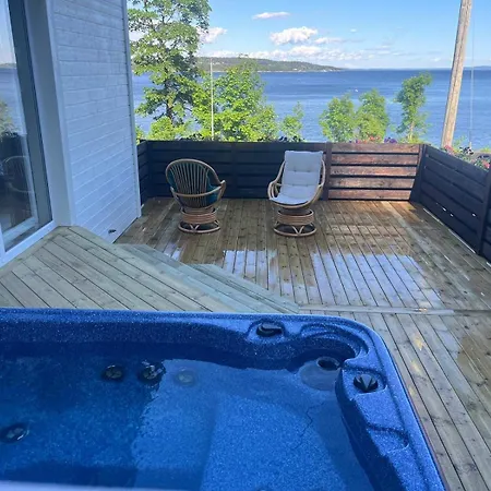 Sea View Holmestrand Sauna And Hot Tube Appartment Exterior foto